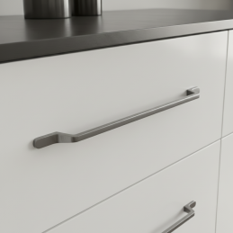 Griff ELIDA / Grau Satin