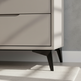 Möbelbein LANIA / Schwarz matt