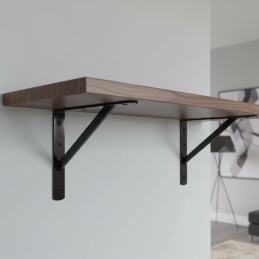 Regalhalter ELON 300 / Schwarz