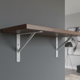 Regalhalter ELON 300 / Weiß