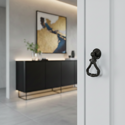 Rustikale Knopfgriff...