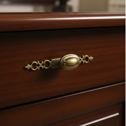 Knopfgriff FLORENCE / Altgold