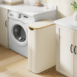 Wäschekorb SOFT 60L / Weiß