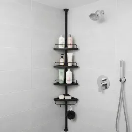 Eckbadregal REGALO SPA / Schwarz