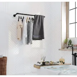 2er Set Kleiderständer REGALO DUO 920 mm / Schwarz matt