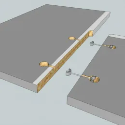 Schraube für die Verbindung von Arbeitsplatten UNI