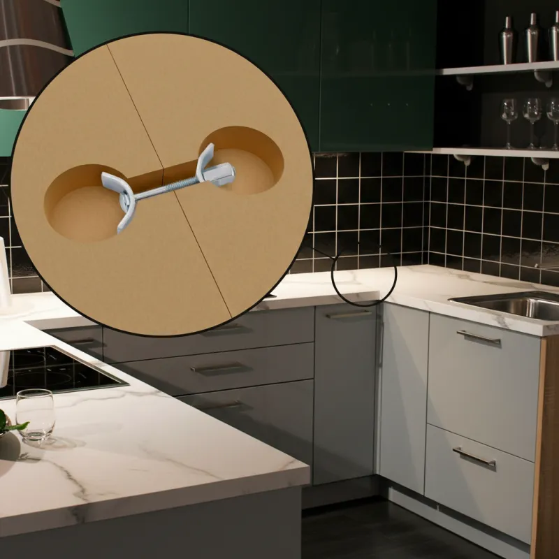 Schraube für die Verbindung von Arbeitsplatten UNI