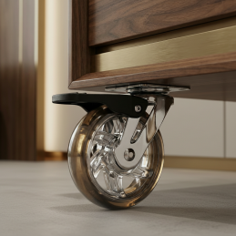 Möbelrad mit Bremse 75 mm /...