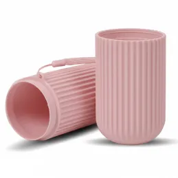 Reiseetui für Zahnbürsten / Rosa