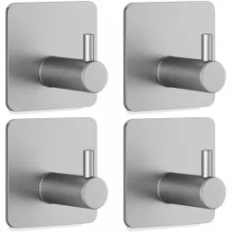 Set aus 4 selbstklebenden Haken SINO / Edelstahl
