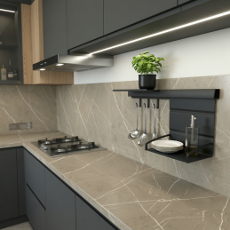 Hängeregal-Set OXXO II 600 mm / Anthrazit