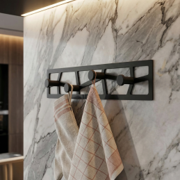 Aufhänger KASTO XL / Schwarz matt