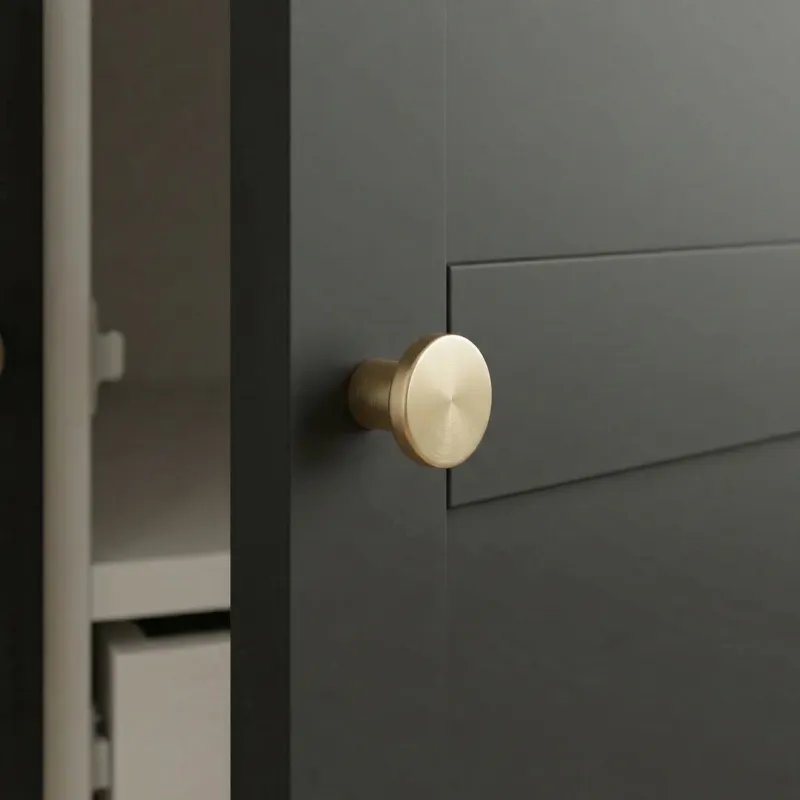 Knopfgriff VITRA / Gebürstetes Gold