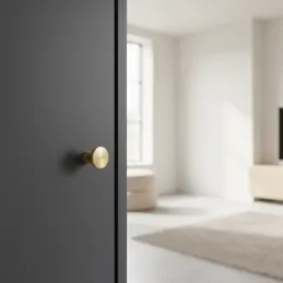 Knopfgriff VITRA / Gebürstetes Gold