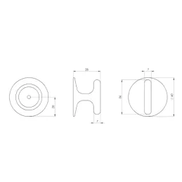 Kleiderbügel STYLLA / Weiß matt