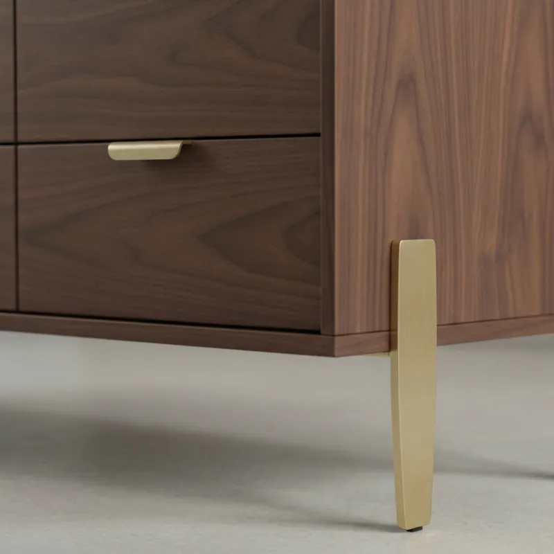 Möbelbein MORGAN / Gold matt