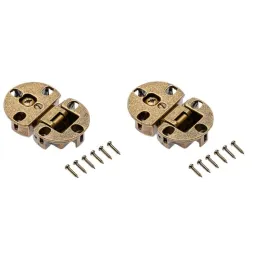 Set aus 2 Klappscharnieren für Klapptüren / Antikmessing