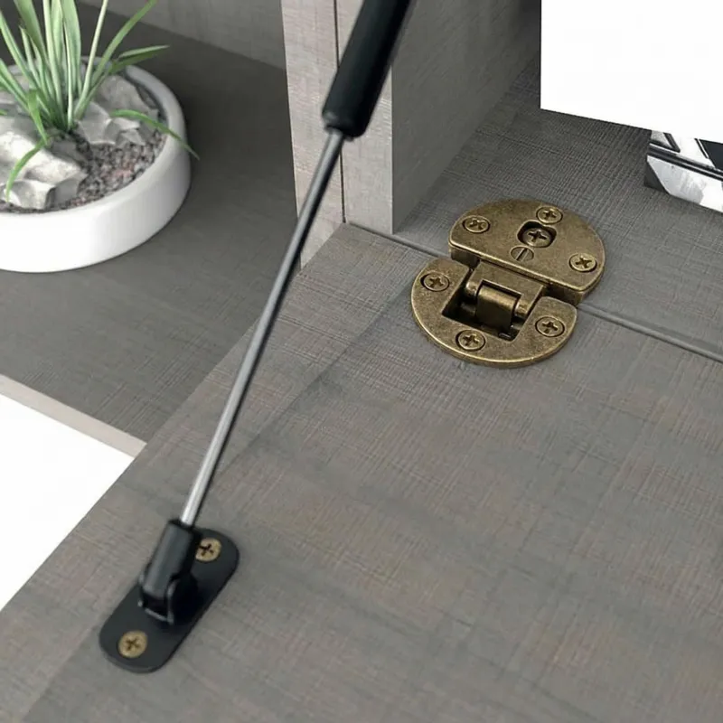 Set aus 2 Klappscharnieren für Klapptüren / Antikmessing