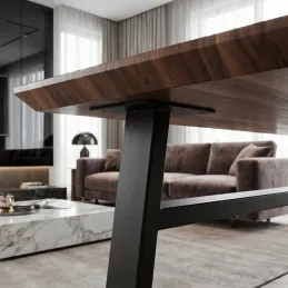 Tischbeine HUNT / Schwarz matt