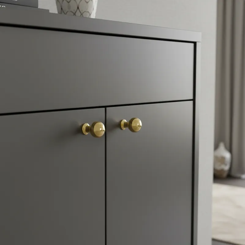 Knopfgriff KAREN / Glänzendes Gold