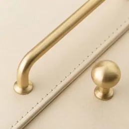 Griffknopf KAREN / Gebürstetes Gold