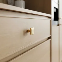 Knopfgriff LANDRA / Gebürstetes Gold