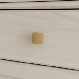 Knopfgriff LANDRA / Gebürstetes Gold