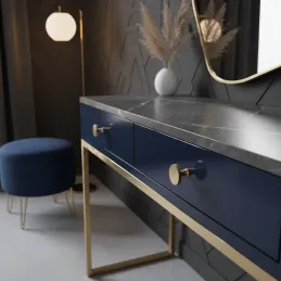 Knopfgriff MAIRA / Gebürstetes Gold