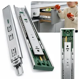 Kugelauszug mit Dämpfung und grifflosem Öffnen 45 mm PRO