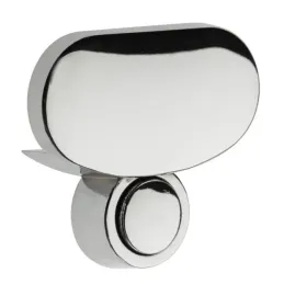 Glashalter KAMALA / Glänzendes Chrom