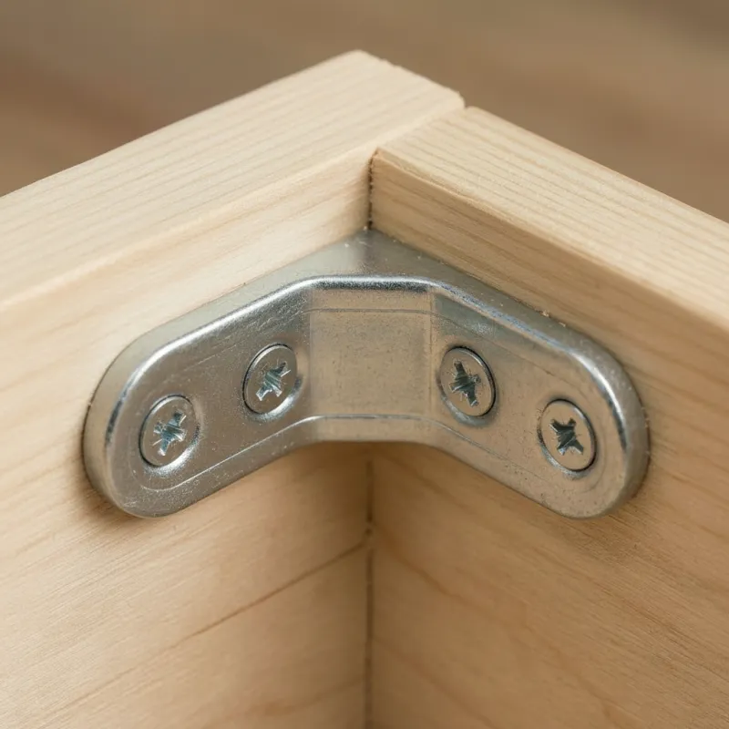 Verbindungswinkel 50 x 50 mm / Nickel