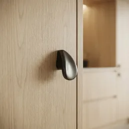 Knopfgriff BEATRIZ / Schwarz matt