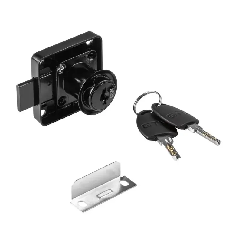 Metallschubladenschloss NEO / Schwarz