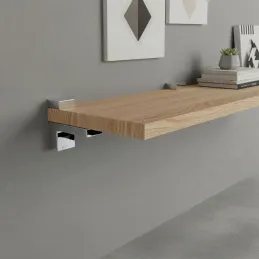 Regalträger QUADRO / Glänzendes Chrom