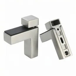 Regalhalter QUADRO / Edelstahl