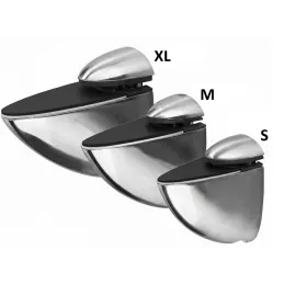 Regalhalter ARAGON / Glänzendes Chrom