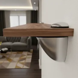 Regalhalter ARAGON / Edelstahl