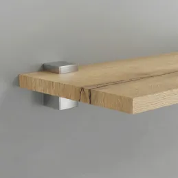 Regalhalter QUADRO Mini / Edelstahl