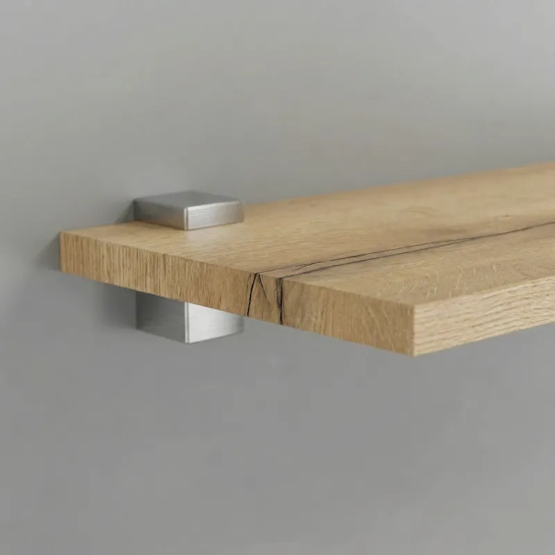 Regalhalter QUADRO Mini / Edelstahl