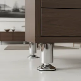 Möbelfuß LASA / Chrom glänzend