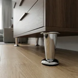 Möbelfuß PALMA / Chrom glänzend