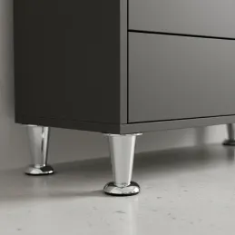 Möbelfuß PALMA / Chrom glänzend