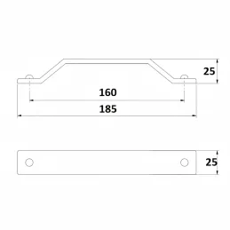 Griff LUCAS / Schwarz matt