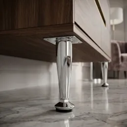 Möbelfuß EUROPE / Chrom glänzend