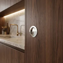 Griff zum Fräsen STELLA / Glänzendes Chrom