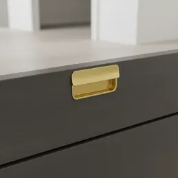 Griffmulde RAMONA / Gebürstetes Gold