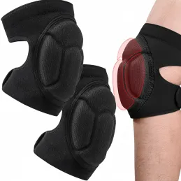 Arbeits-Knieschützer aus Schaumstoff / Schwarz