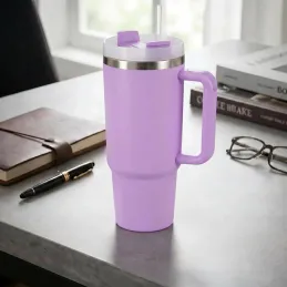 Thermo-Becher für Getränke TROPHY 1200 ml / Lila