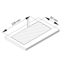 Elektrische Steckdosenleiste EUROBOX 2x230V + 1xUSB C+A FRANZÖSISCH / Schwarz matt