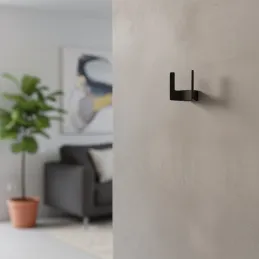 Garderobe LIMA / Schwarz matt